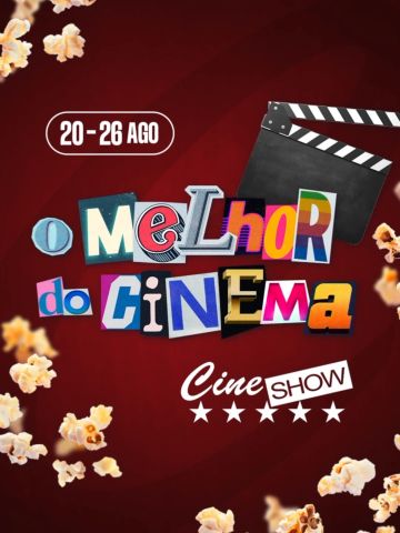 O MELHOR DO CINEMA É NO CINE SHOW! 🍿🎬
De 20 a 26 de agosto de 2026:
• Homem Aranha - Um Novo Dia
• Patrulha Canina - Uma Aventura Dino
• Só Por Uma Noite
• O Fim da Rua
• Sobrenatural - Agora Entre Nós
• Amigas Sem Filtro
• Toy Story 5
• A Morte de Robin Hood
• Coração Partido
• A Odisseia
• Colegas e o Herdeiro
• O Convite
Reexibição especial de 10 anos:
• La La Land: Cantando Estações
Sessões Especiais Extras nos dias 22 e 23 de agosto:
• KATSEYE: WILD HEARTS
Garanta já o seu ingresso! 🎫
Mais informações no site.
NÃO SE ESQUEÇA:
• Confira sempre a programação de sua cidade;
• Nossa programação é atualizada às quintas-feiras;
• Salve este post pra não perder as estreias.
#CineShow #Cinema #Pipoca