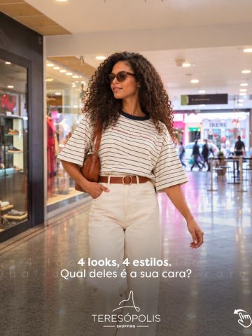 💕 Seu estilo merece novas combinações!
No Teresópolis Shopping, você encontra lojas de moda feminina com opções para renovar o guarda-roupa, montar looks para a rotina e escolher produções para ocasiões especiais.
Passe por aqui e confira as novidades! ✨