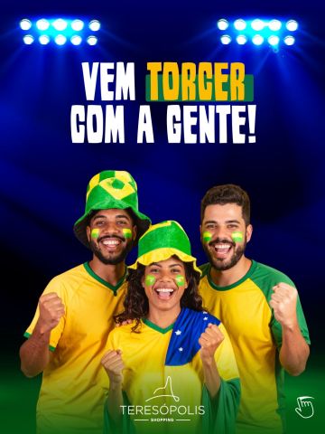 É hoje que começa a grande festa do esporte, hora de reunir a torcida e vibrar por cada lance!
No Teresópolis Shopping, a emoção do futebol fica ainda melhor quando compartilhada.
A torcida já tem lugar certo. Vem torcer com a gente! 🇧🇷⚽
📍 Teresópolis Shopping