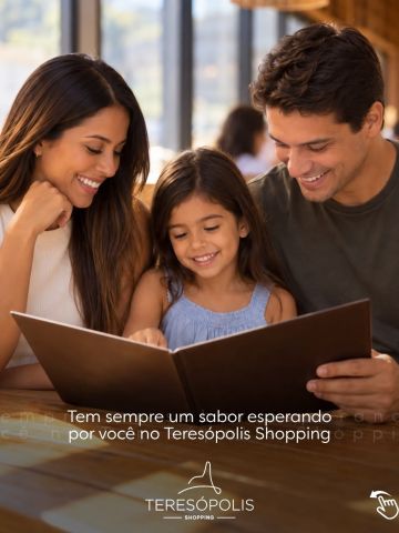 Domingo pede boa comida e tempo para aproveitar junto de quem se ama. 🍽️✨
Entre sabores, boas conversas e momentos especiais, o dia fica ainda melhor no Teresópolis Shopping.
Escolha seu favorito e aproveite por aqui. 💛
