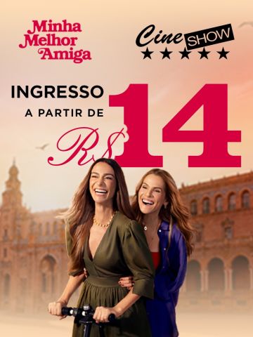 Uma amizade da vida inteira transformada em uma comédia hilária!✨🔥
As musas do cinema brasileiro estão juntas pela primeira vez nas telonas com as histórias mais loucas que já viveram pelo mundo!
#MinhaMelhorAmiga HOJE, no Cine Show
Confira a programação de sua cidade no site:
www.cineshow.com.br
#MinhaMelhorAmigaOFilme #CineShow #Cinema #Pipoca