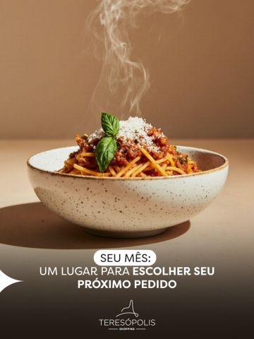 Qual é o seu mês? 👀🎂
Preparamos uma sugestão especial do Teresópolis Shopping pra cada mês do ano, é só arrastar e achar o seu.
Seu aniversário tem tudo pra ser ainda mais gostoso por aqui. 🍝✨
Marca quem comemora no mesmo mês que você! 👇
📍 Teresópolis Shopping