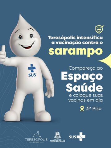 A prevenção começa com um gesto simples: manter a vacinação em dia.
Teresópolis intensifica a vacinação contra o sarampo, e o Espaço Saúde do Teresópolis Shopping está pronto para receber você.
Compareça, confira sua carteira de vacinação e mantenha suas vacinas em dia. Cuidar da sua saúde também é proteger toda a comunidade.
Proteja-se. Vacine-se. 💙